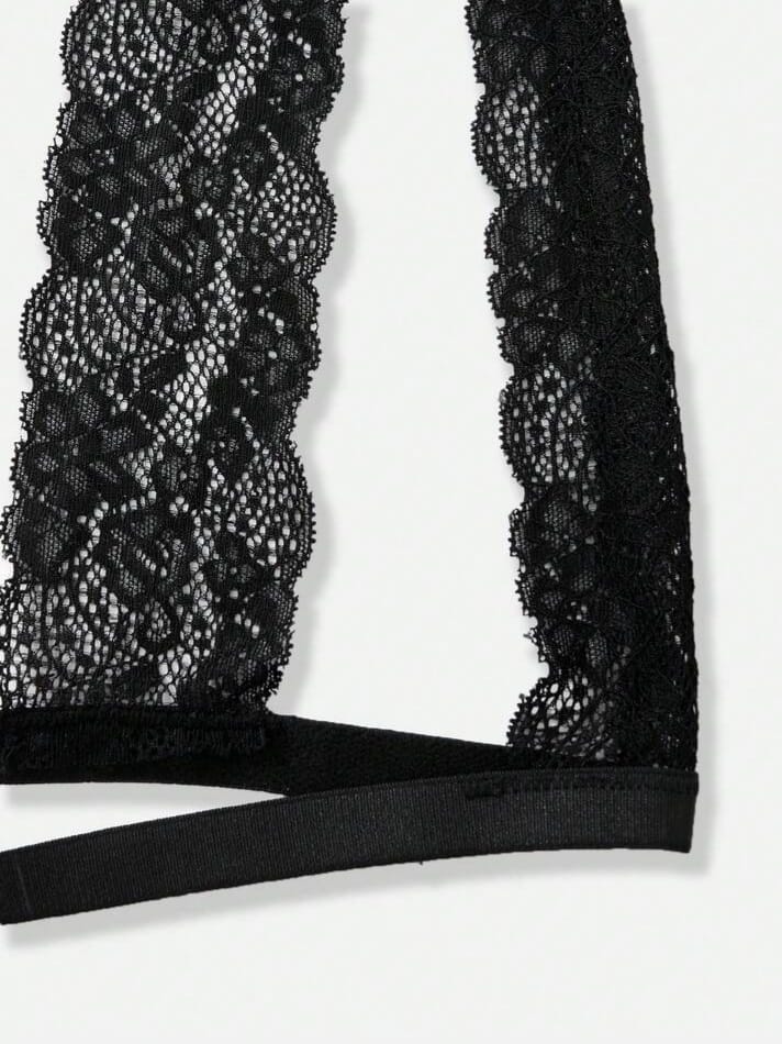 FANDY Men's in Black Lace Waist Low Briefs Underwear